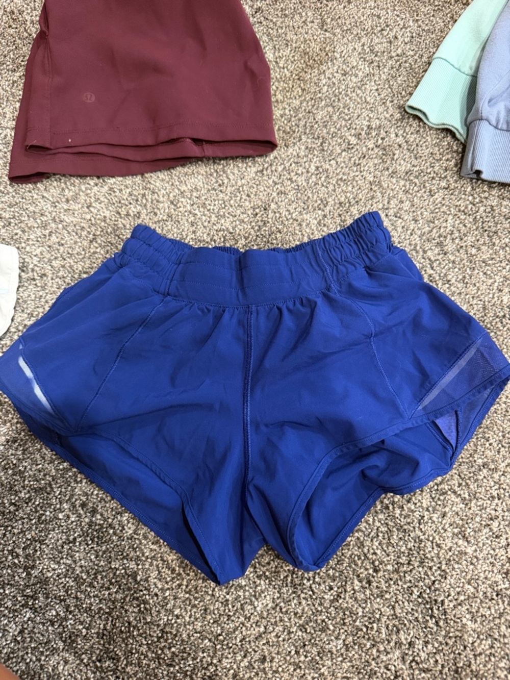 lululemon athletica Royal Blue Hotty Hot shirts